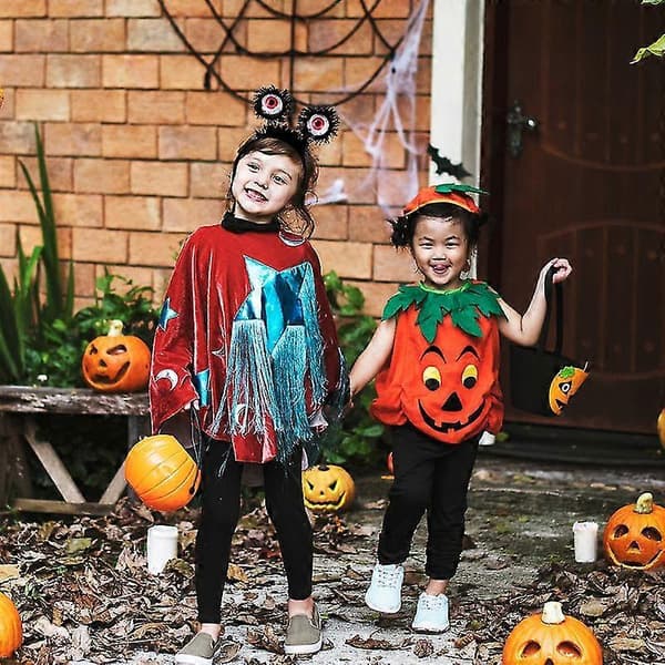 4 stk lysende hår LED hårbånd Halloween skummelt hodeplagg øyeeple pannebånd [J]