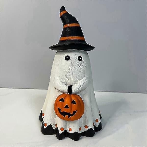 Spöklika Halloween-prydnader i harts, 3-pack