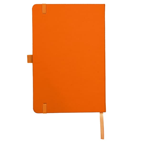 Premium A5 notesbog, ny foret notesbog med hårdt omslag og penholder, 196 sider, elastisk lukning og bogmærke