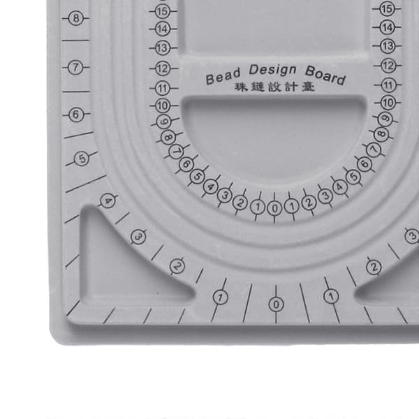 Flocket perleplade armbånd perle smykker arrangør bakke DIY håndværksværktøj grå[J] Gray