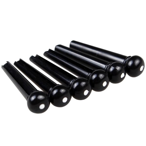 Klassiskt Stall Pins Set för Akustisk Gitarr Gitarr Pins Sadel Mutter Kit Gitarrdelar Musikinstrument Tillbehör