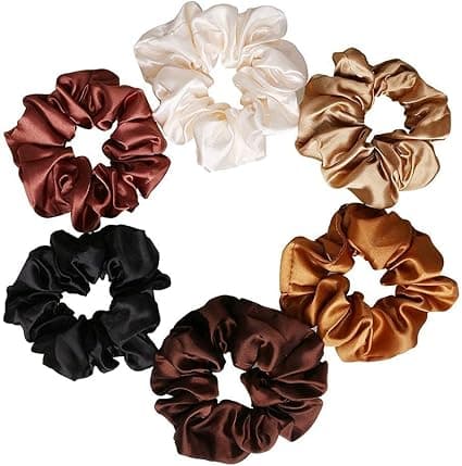 Hårstrikker, sateng hårstrikker scrunchie hårstrikker tau