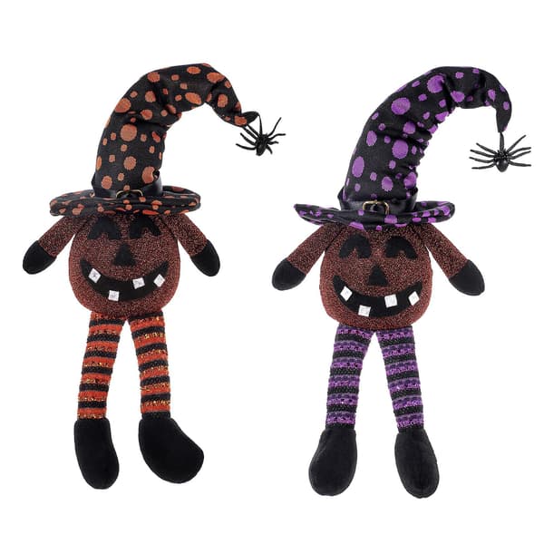 Hekseplysjpynt Halloween-samleobjekter for barn