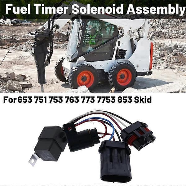 Grävmaskin Bränsletimer Solenoidmontering för 655-755 serien