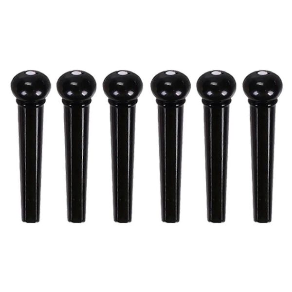 Klassiskt Stall Pins Set för Akustisk Gitarr Gitarr Pins Sadel Mutter Kit Gitarrdelar Musikinstrument Tillbehör