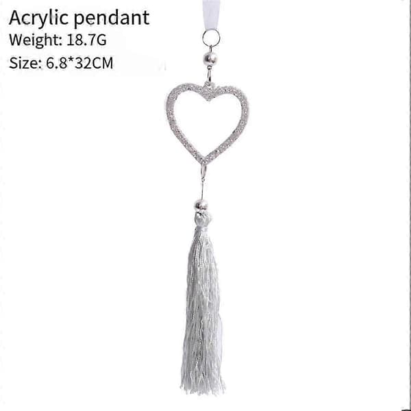 Juletre Anheng Ornament Hjerteformet Dekorasjon