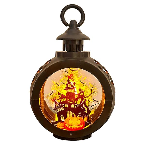Liten LED-gresskarlykt Halloween-dekorasjon