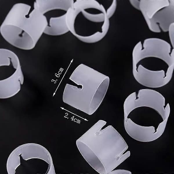 50/100 stk. ballonfester, ballonclips, ringe, forbindere 50pcs