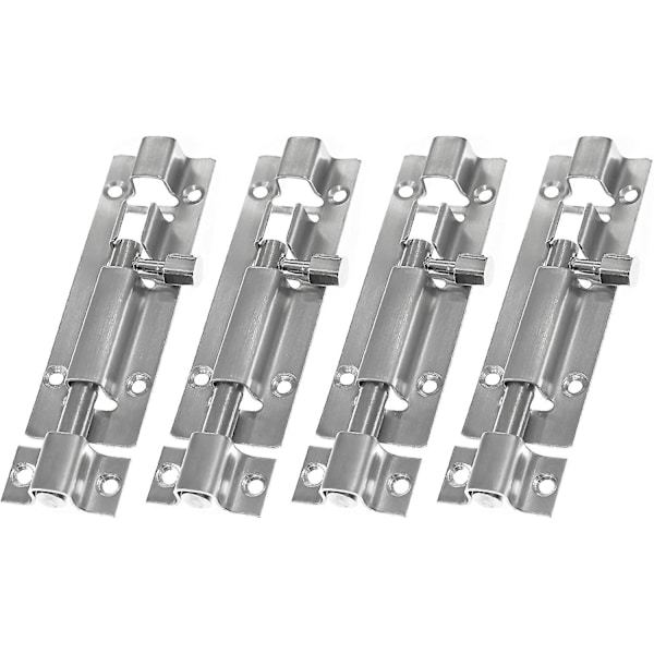 Kraftig Dørsikkerhetslås, 4 tommer/100 mm solid stål