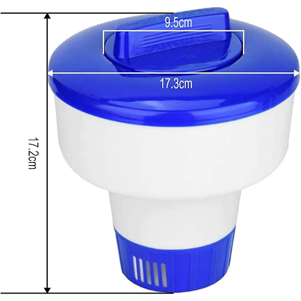 Pool Klor Dispenser Tablett Flytande Enhet