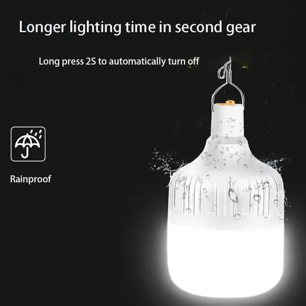 USB Oppladbart LED-nødlys for campingutstyr utendørs 60W