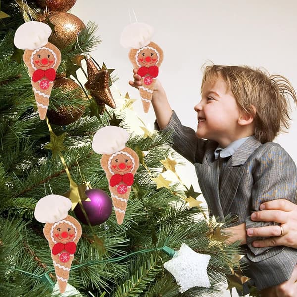 Bröd Juldekorationer för Fönster Vägg Eldstad (JJ)