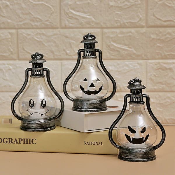 Halloween Pumpa Nattlampa Dekoration för Barn 5-Pack