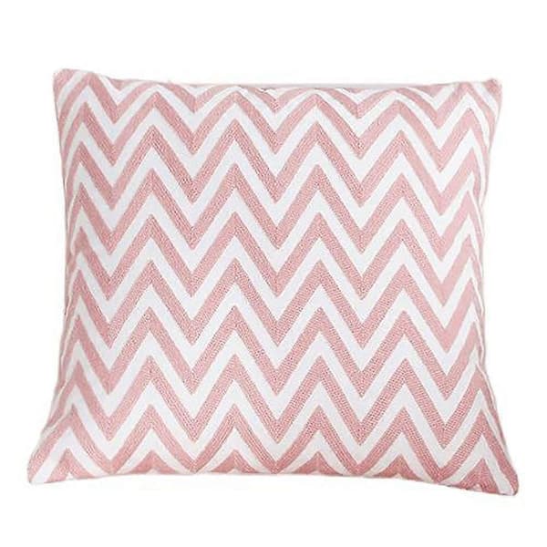 Sett med 2 broderte pynteputer, innerputer og trekk, pynteputer med innerputer inkludert 45x45 [XR][J]