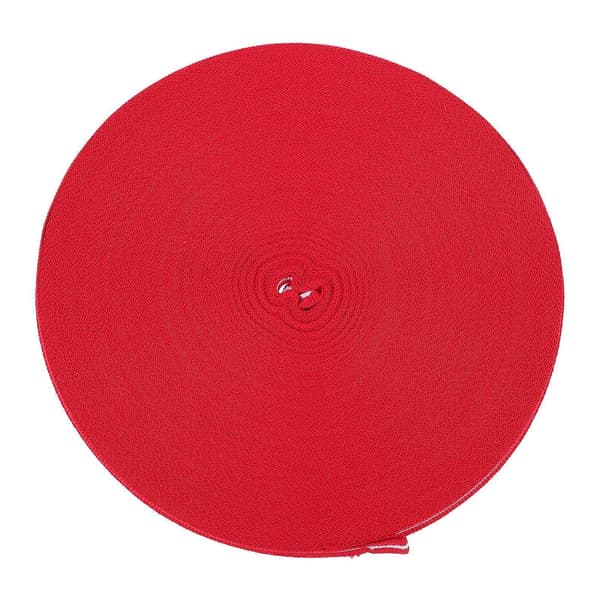 Stripet polyester julebånd for DIY-dekorasjon 1 rull