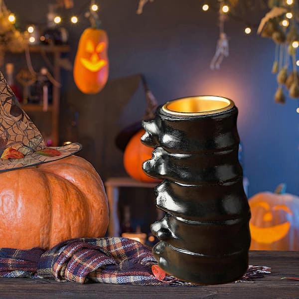 Retro Halloween-dekorasjoner Hjerteformede Lysestake Ornamenter