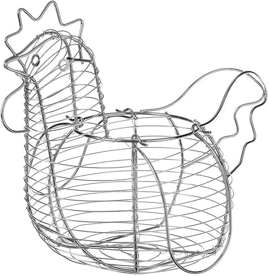 Metall Eggkurv Egg Krom Metall Eggkurv