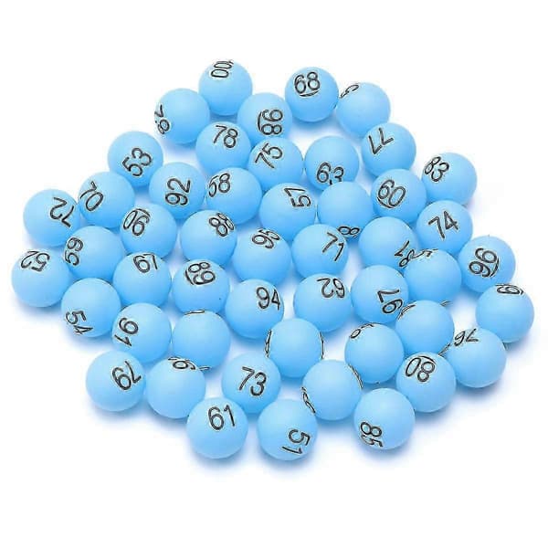 Numrerade Pingisbollar 100-pack för Beer Pong, Partyspel, Dekorationer