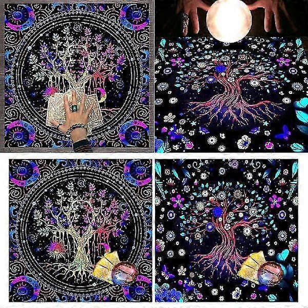 Brädspel Bräda Astrologiska Oracles Duk Kortmatta Spådomar Duk A 60x60cm[J]