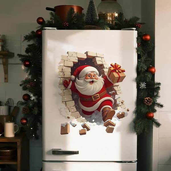 Jultomten väggdekal för heminredning (JJ)