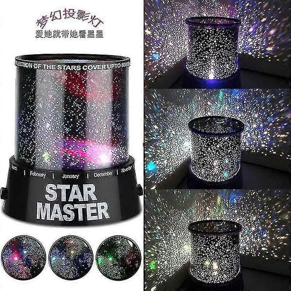 Dream Star Light Projector Led Barnpresent Födelsedagspresent Nattlampa[J]