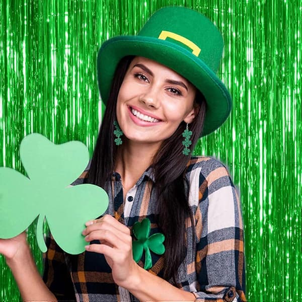 St. Patrick's Day øredobber Shamrock øredobber [XR][J]