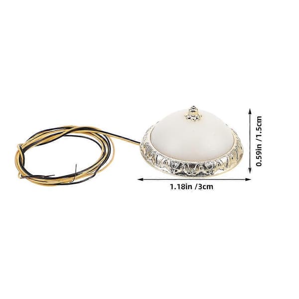 Beige Dukkehus Taklampe for Soveromsbelysning 2 stk