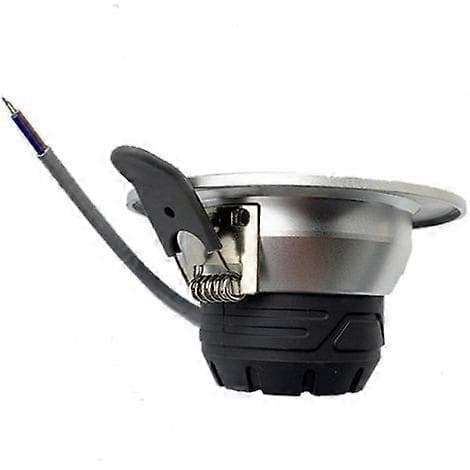 5W Rund LED Infälld Spotlight SILVER vitt ljus. [XR][J]