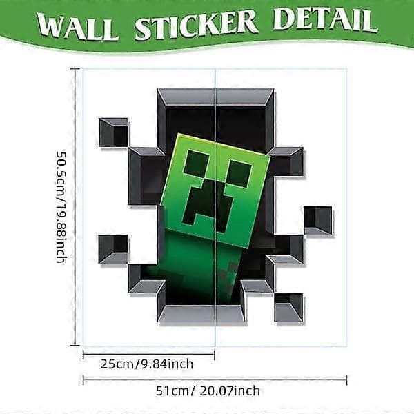 Creeper-seinätarra, Minecraft Escapes_OF [XR][J]