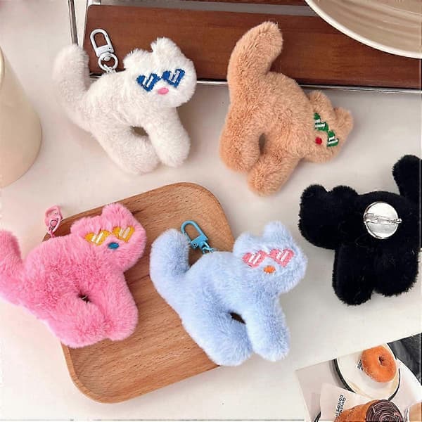 Kitty Vedhængsbroche med Clips Letvægts DIY Tilbehør
