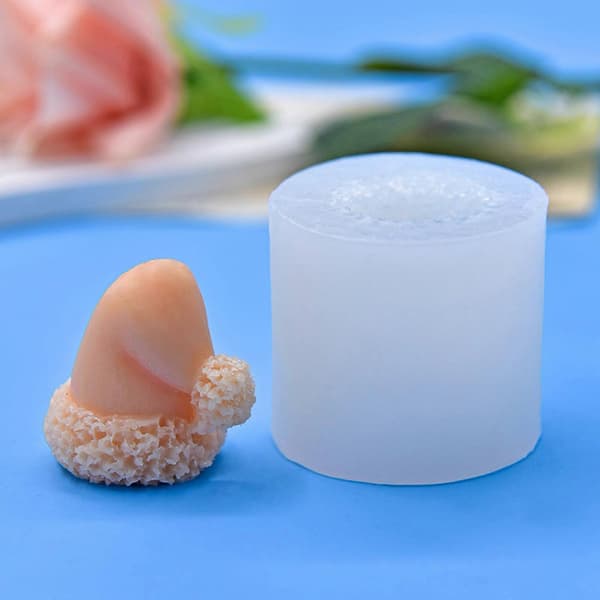 DIY julehatt silikon kakeform fest vakker sjokolade fondant bakeform julehatt form godteri bakeform[J] Style3