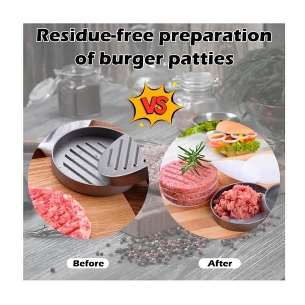 500 stycken hamburgerpapper, 11 cm diameter, non-stick pappersark för köttfärspress, köttfärspapper, non-stick papper, wj[J]