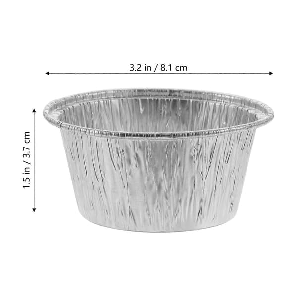 Muffinsformar i aluminiumfolie för förvaring 100 st
