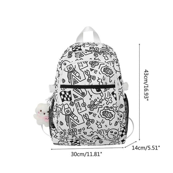 Stor dame rygsæk med laptoprum, 34L, Blå