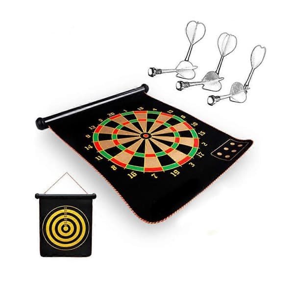 Magnetisk dartskive med 6 magnetiske dartpiler
