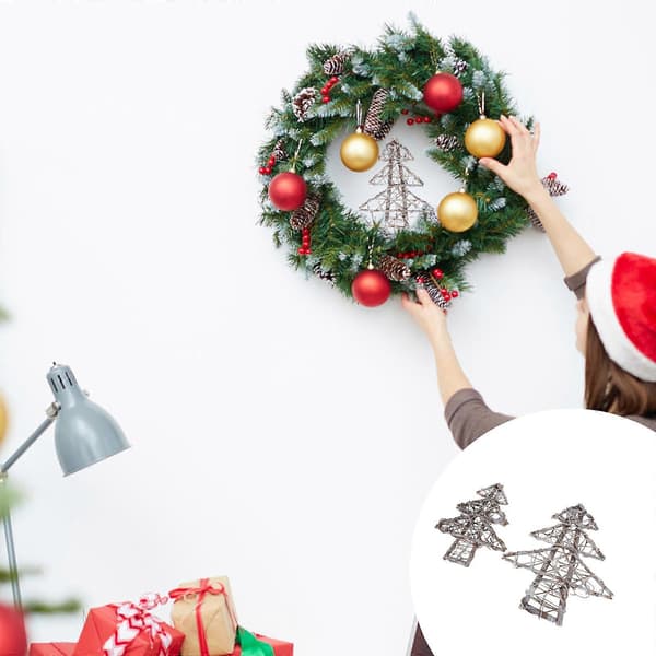 Grå DIY Kransställ för Juldekoration 2st Julkransram