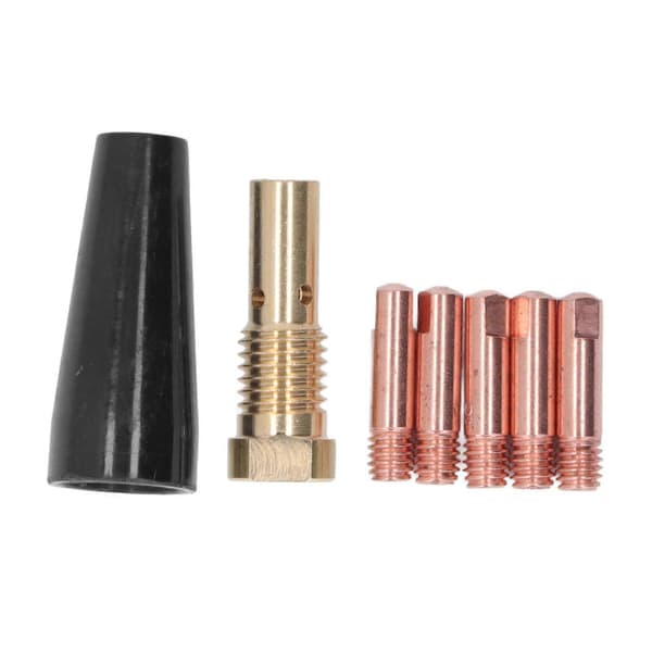 Kobber Svejsedyse Diffuser Tip Kit 7 stk. Klar Gevind God Ledningsevne