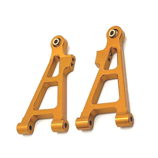 Til 1/16 RC Bil Opgraderingsdele Front Hem Arm Kit Guld[J]