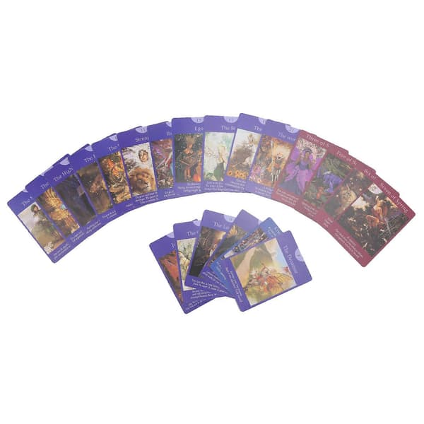 Engelsk version spillekort Tarotkort dæk interaktionsbrætspil spådomskort[J]