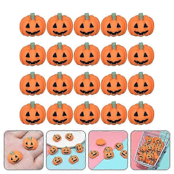 Halloween DIY Græskarpynt 20 Stykker