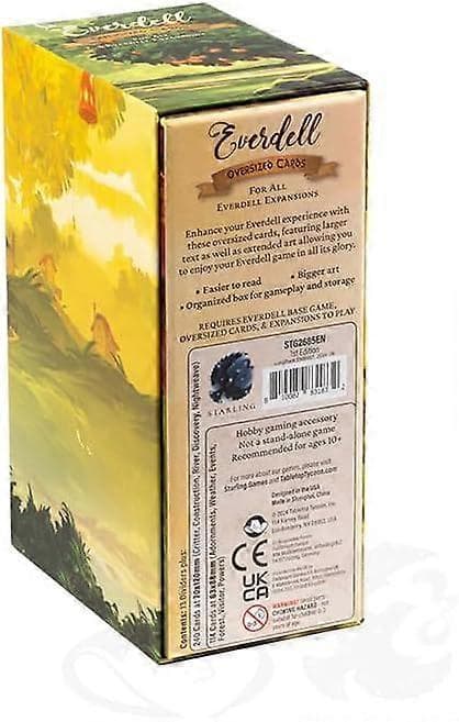 Everdell Brettspill med Overdimensjonerte Kort