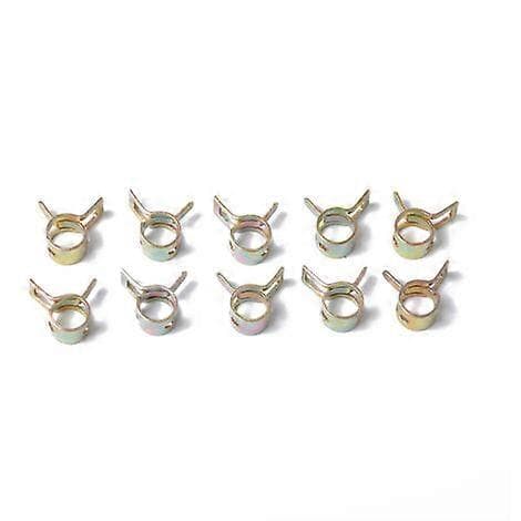 60st-Φ6/9/10/12/14/15mm Galvaniserad metall elastisk slangklämma för oljerör[J]