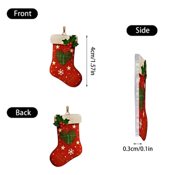 Julekalender Sy-tema 2D Flat 24PC Flyboks Blindboks Ferie Nedtelling Dekor Julegave[J] as show One Size