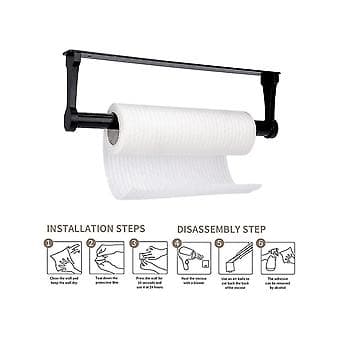 Kjøkken Papirhåndkleholder Organizer for Underskap