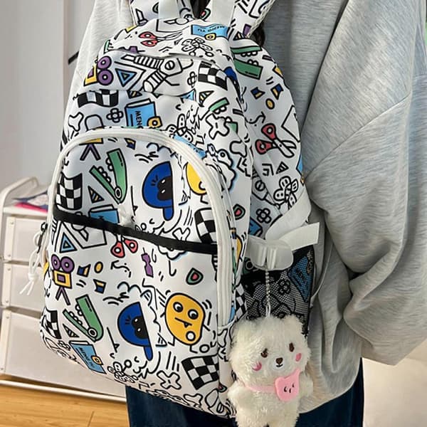 Stor dame rygsæk med laptoprum, 34L, Blå