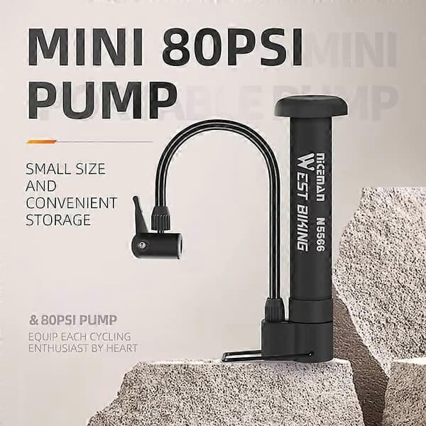 WEST BIKING Mini Cykelpump Cykelutrustning