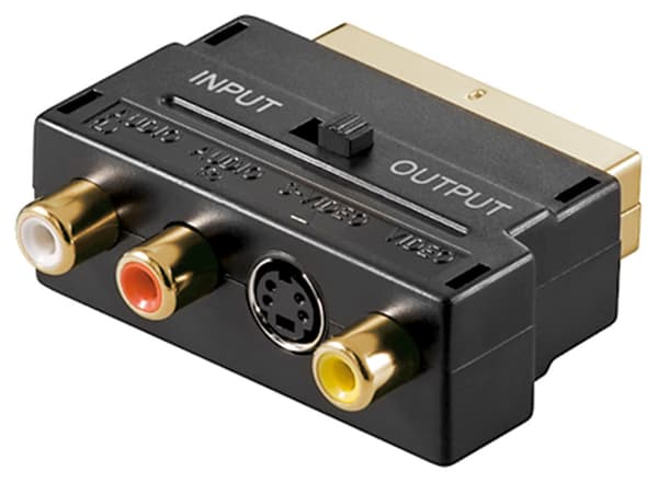 Scart-adapteri (IN/OUT) Kullattu