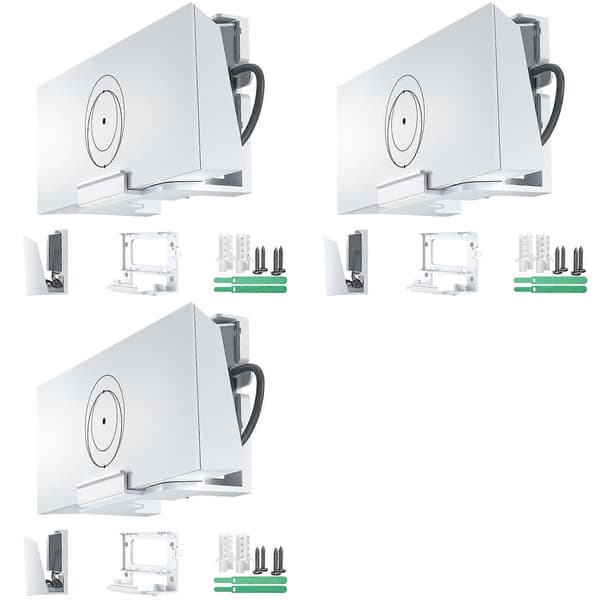 3X til Starlink Mesh Router Gen3 Montering Vægholder for Forbedret Satellit Internet Stabilitet[J] White