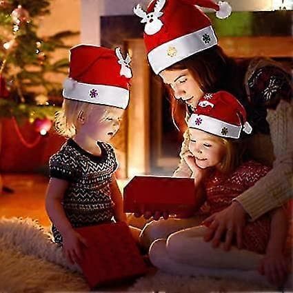 Julemandshat (3 stk.), festhatte, julehat i non-woven (børn) A