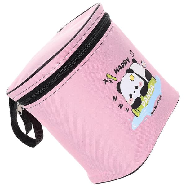 Cykelstyrstaske Elcykeltilbehør til opbevaring 2 stk. Pink Polyester[J]